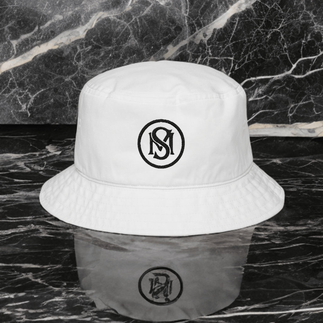 Era Emblem Hat - Selfmade EraHatsSelfmade EraWhite Era Emblem Hat with black embroidered logo, made from 100% cotton twill. Stylish bucket hat ideal for streetwear and summer fashion.
