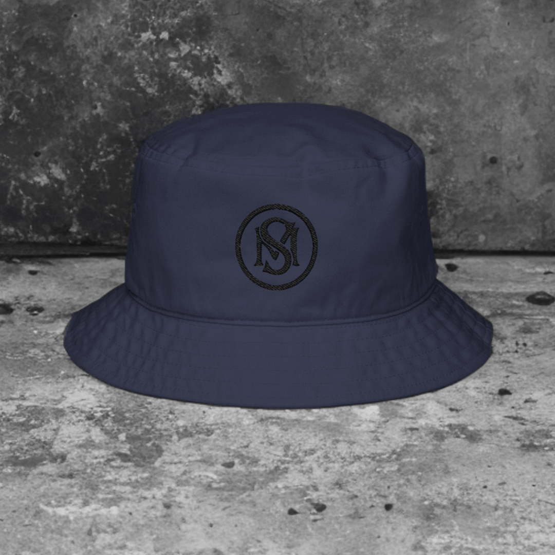 Era Emblem Hat - Selfmade EraHatsSelfmade EraNavy cotton twill Era Emblem Hat with black embroidery, offering a personalized style. A trendy bucket hat for fashion - forward individuals.